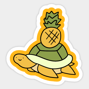 Pineapple Turtle Sticker